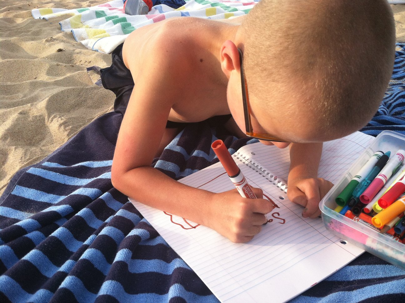 autism advocacy terms boy drawing